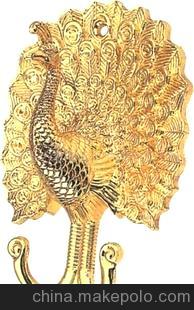 五金窗饰窗帘配件 孔雀锌合金挂钩全方位解析与图片展示